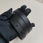 Gucci, Interlocking G Buckle, 95/38, Black, Used Once - Image 23
