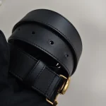 Gucci, [Gucci] GG Marmont Leather Belt, 90/36, Black, Very Very  Good - Image 3