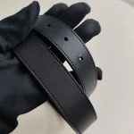 Gucci, [Gucci] GG Marmont Leather Belt, 90/36, Black, Very Very  Good - Image 6