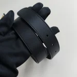 Gucci, [Gucci] GG Marmont Leather Belt, 90/36, Black, Very Very  Good - Image 7