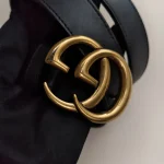 Gucci, [Gucci] GG Marmont Leather Belt, 90/36, Black, Very Very  Good - Image 9