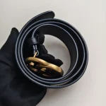 Gucci, [Gucci] GG Marmont Leather Belt, 90/36, Black, Very Very  Good - Image 12