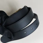 Gucci, [Gucci] GG Marmont Leather Belt, 90/36, Black, Very Very  Good - Image 13