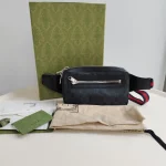 Gucci, GG Black Belt Bag, , Black, Very Very  Good - Image 2