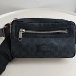 Gucci, GG Black Belt Bag, , Black, Very Very  Good - Image 3