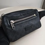 Gucci, GG Black Belt Bag, , Black, Very Very  Good - Image 4