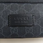 Gucci, GG Black Belt Bag, , Black, Very Very  Good - Image 5