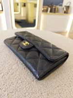 Chanel, Medium Trifold Flap Wallet, Medium, Navy Blue, Very Very  Good - Image 17