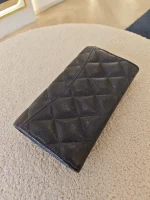 Chanel, Medium Trifold Flap Wallet, Medium, Navy Blue, Very Very  Good - Image 18