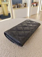 Chanel, Medium Trifold Flap Wallet, Medium, Navy Blue, Very Very  Good - Image 19