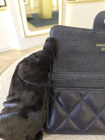Chanel, Medium Trifold Flap Wallet, Medium, Navy Blue, Very Very  Good - Image 24