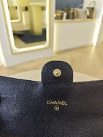 Chanel, Medium Trifold Flap Wallet, Medium, Navy Blue, Very Very  Good - Image 26