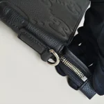 Gucci, Jumbo GG Messenger , Medium, Black, Like New - Image 22