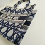 Dior, Book Tote, Medium, Beige, Like New - Image 19
