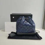 Chanel, Gabrielle, Small, Blue, Very Very  Good - Image 2