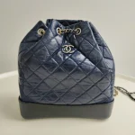 Chanel, Gabrielle, Small, Blue, Very Very  Good - Image 3