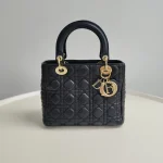 Dior, Lady, Medium, Black, Very Good - Image 3