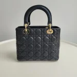 Dior, Lady, Medium, Black, Very Good - Image 5