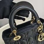 Dior, Lady, Medium, Black, Very Good - Image 8