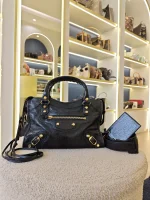 Balenciaga, Balenciaga Mini City Bag, Mini, Black, Very Very  Good - Image 3