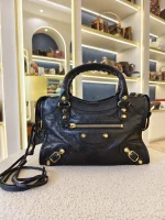 Balenciaga, Balenciaga Mini City Bag, Mini, Black, Very Very  Good - Image 4