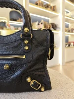 Balenciaga, Balenciaga Mini City Bag, Mini, Black, Very Very  Good - Image 5