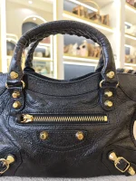 Balenciaga, Balenciaga Mini City Bag, Mini, Black, Very Very  Good - Image 6