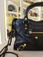 Balenciaga, Balenciaga Mini City Bag, Mini, Black, Very Very  Good - Image 7