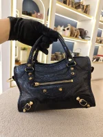 Balenciaga, Balenciaga Mini City Bag, Mini, Black, Very Very  Good - Image 13