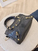Balenciaga, Balenciaga Mini City Bag, Mini, Black, Very Very  Good - Image 14