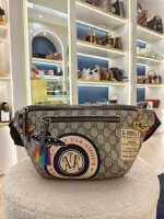 Gucci, Courrier Belt Bag, Large, Beige, Very Very  Good - Image 5
