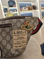 Gucci, Courrier Belt Bag, Large, Beige, Very Very  Good - Image 6