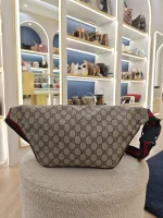 Gucci, Courrier Belt Bag, Large, Beige, Very Very  Good - Image 9