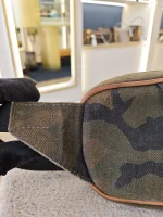 Louis Vuitton x Supreme, Louis Vuitton x Supreme Monogram Camouflage Bumbag, PM, Green, Very Very  Good - Image 9