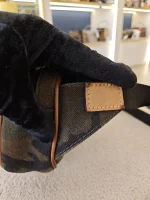 Louis Vuitton x Supreme, Louis Vuitton x Supreme Monogram Camouflage Bumbag, PM, Green, Very Very  Good - Image 14
