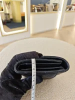 YSL, Cassandre Matelasse Compact Wallet, , Black, Very Very  Good - Image 38