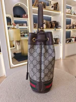 Gucci, Gucci Ophidia GG Bucket Bag, Small, Beige, Like New - Image 8