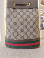 Gucci, Gucci Ophidia GG Bucket Bag, Small, Beige, Like New - Image 13