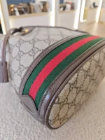 Gucci, Gucci Ophidia GG Bucket Bag, Small, Beige, Like New - Image 21