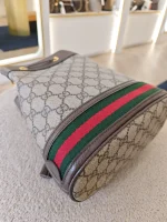 Gucci, Gucci Ophidia GG Bucket Bag, Small, Beige, Like New - Image 25