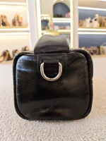 Prada, Prada Soft Lux Leather Shoulder Bag, , Black, Very Like New - Image 11