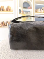 Prada, Prada Soft Lux Leather Shoulder Bag, , Black, Very Like New - Image 15