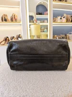 Prada, Prada Soft Lux Leather Shoulder Bag, , Black, Very Like New - Image 19