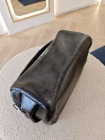 Prada, Prada Soft Lux Leather Shoulder Bag, , Black, Very Like New - Image 22