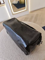 Prada, Prada Soft Lux Leather Shoulder Bag, , Black, Very Like New - Image 24