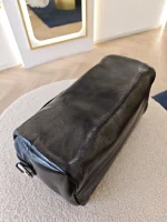 Prada, Prada Soft Lux Leather Shoulder Bag, , Black, Very Like New - Image 26