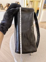 Prada, Prada Soft Lux Leather Shoulder Bag, , Black, Very Like New - Image 31