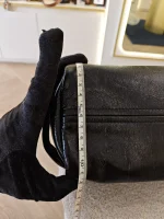 Prada, Prada Soft Lux Leather Shoulder Bag, , Black, Very Like New - Image 33