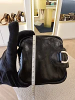 Prada, Prada Soft Lux Leather Shoulder Bag, , Black, Very Like New - Image 34