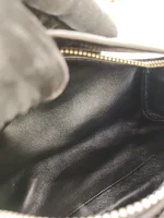 Prada, Prada Soft Lux Leather Shoulder Bag, , Black, Very Like New - Image 35